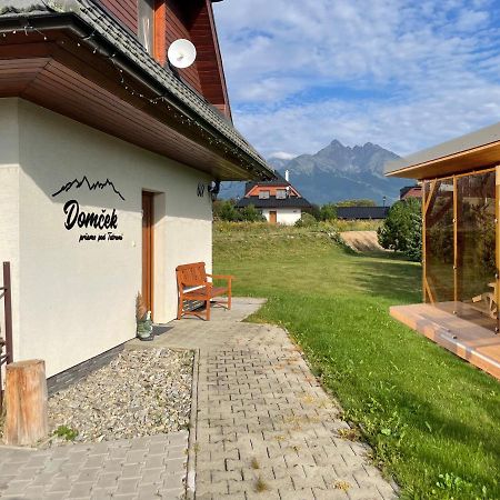 Domcek & Sauna Garden Stará Lesná Esterno foto